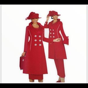 🔴4 pieces Red Suit